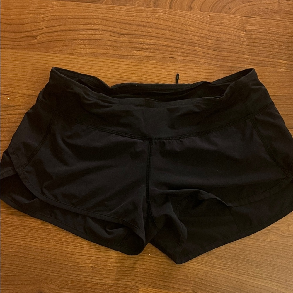 Lululemon Speed Up short black Sz 6